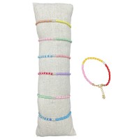 Lot de 35 Bracelets perles colorées